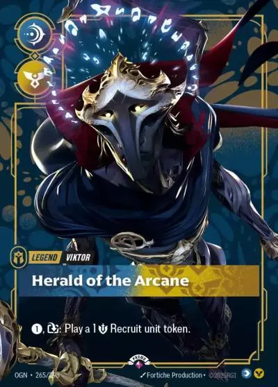 Viktor Herald of the Arcane - OGN-265-p - Promotional Cards - Riftbound card